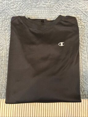 Champion Black Crewneck Performance Tee